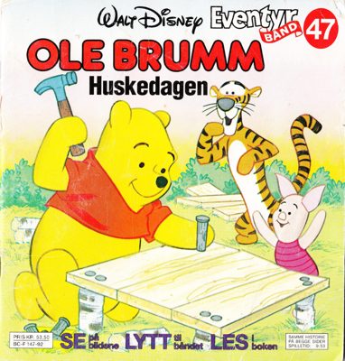 Omslag for Ole Brumm og huskedagen